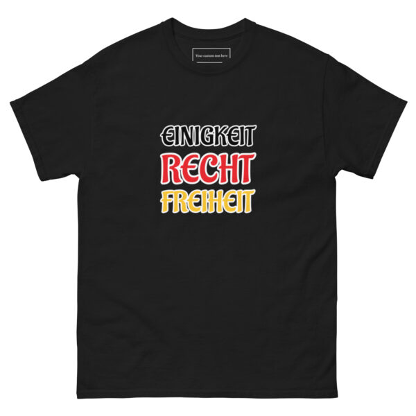 Einigkeit Recht Freiheit Deutschland T-Shirt