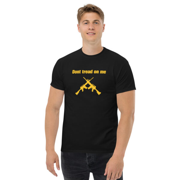 Don't tread on me crossed AR T-Shirt - Image 2