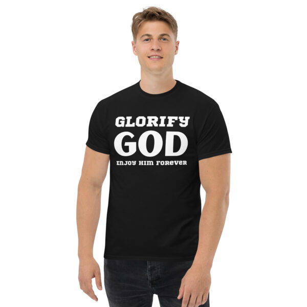 Glorify God and enjoy Him forever T-Shirt - Image 2