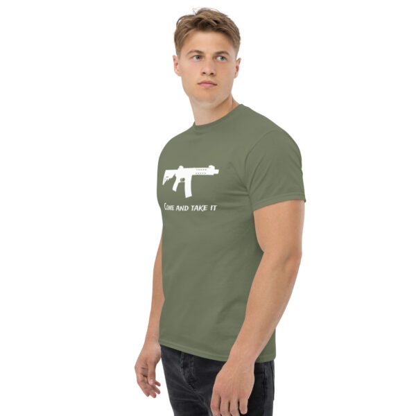 Come and take it AR Military Green T-Shirt - Image 3