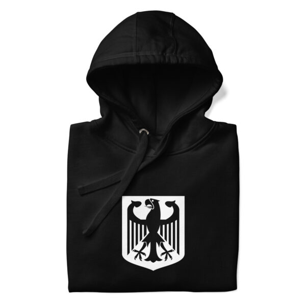 Bundesadler Schwarz Deutschland Hoodie - Image 3