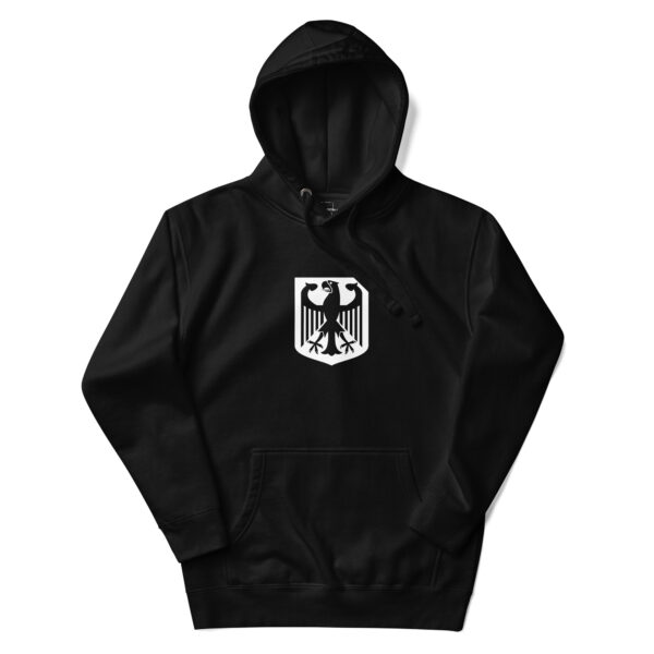 Bundesadler Schwarz Deutschland Hoodie - Image 4