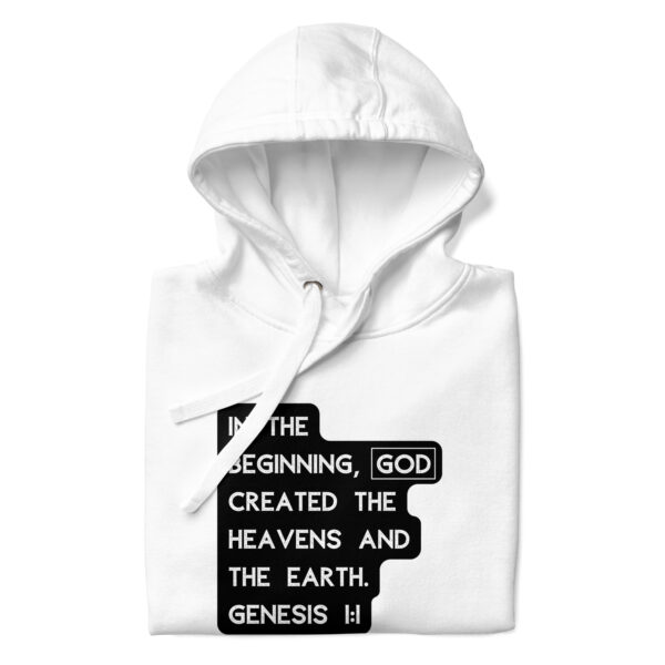 In the beginning Hoodie - Image 3