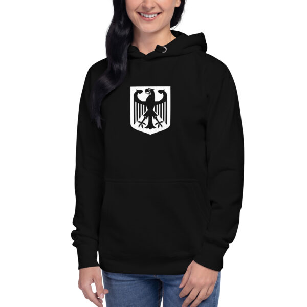 Bundesadler Schwarz Deutschland Hoodie - Image 3