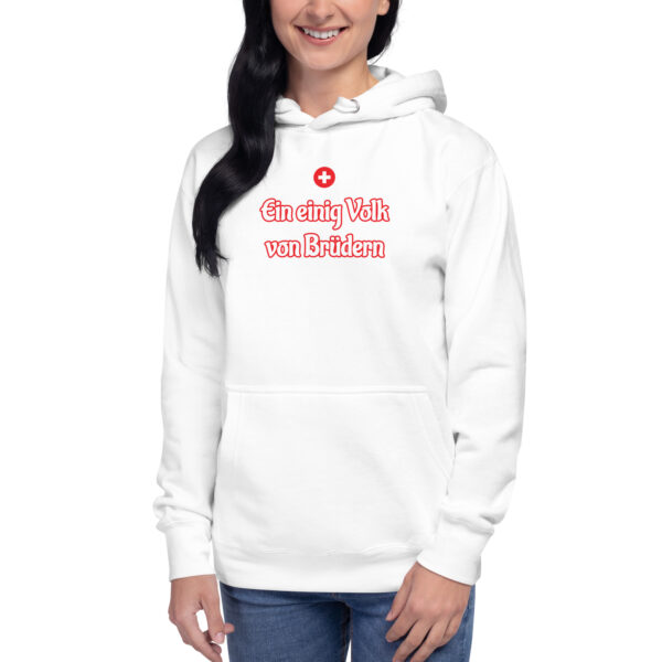 Ein einig Volk von Brüdern Schweiz Hoodie - Image 3