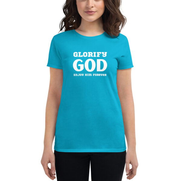 Glorify God and enjoy Him forever T-Shirt - Image 3