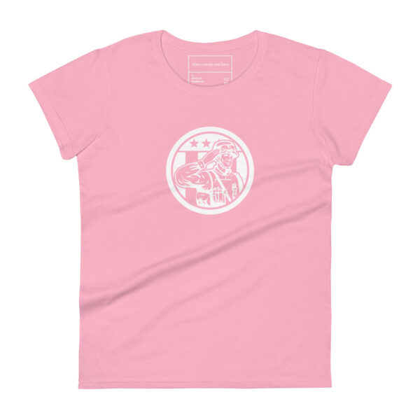 Saluting Soldier Pink T-Shirt