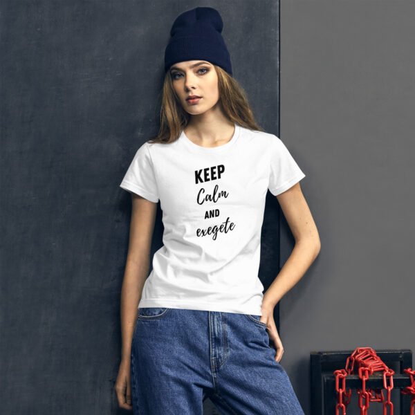 Keep calm and exegete T-Shirt - Image 4