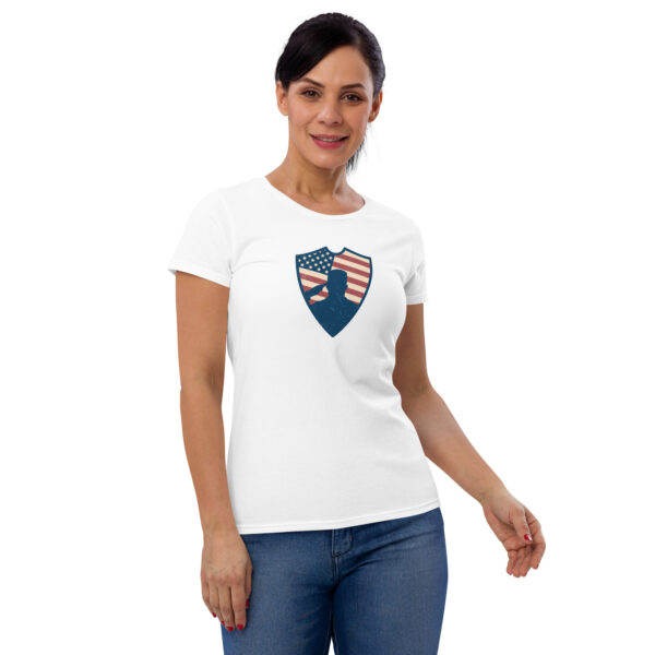 Saluting Soldier Flag T-Shirt - Image 2